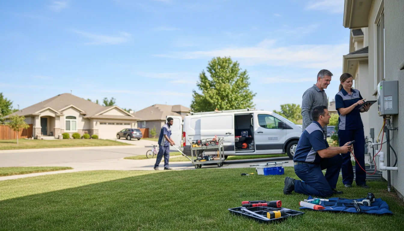 Tankless water heater service in Weston, GA